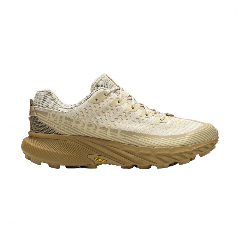 Chaussures Merrell Agility Peak 5 Gore Tex Beige Marron au