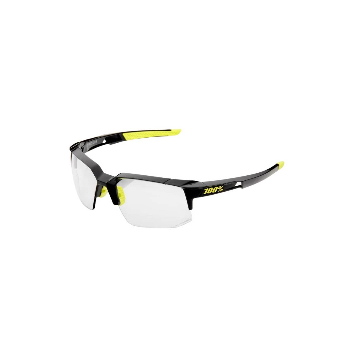 Image of 100% SPEEDCOUPE Photochromic Schwarz Gelbe Brille