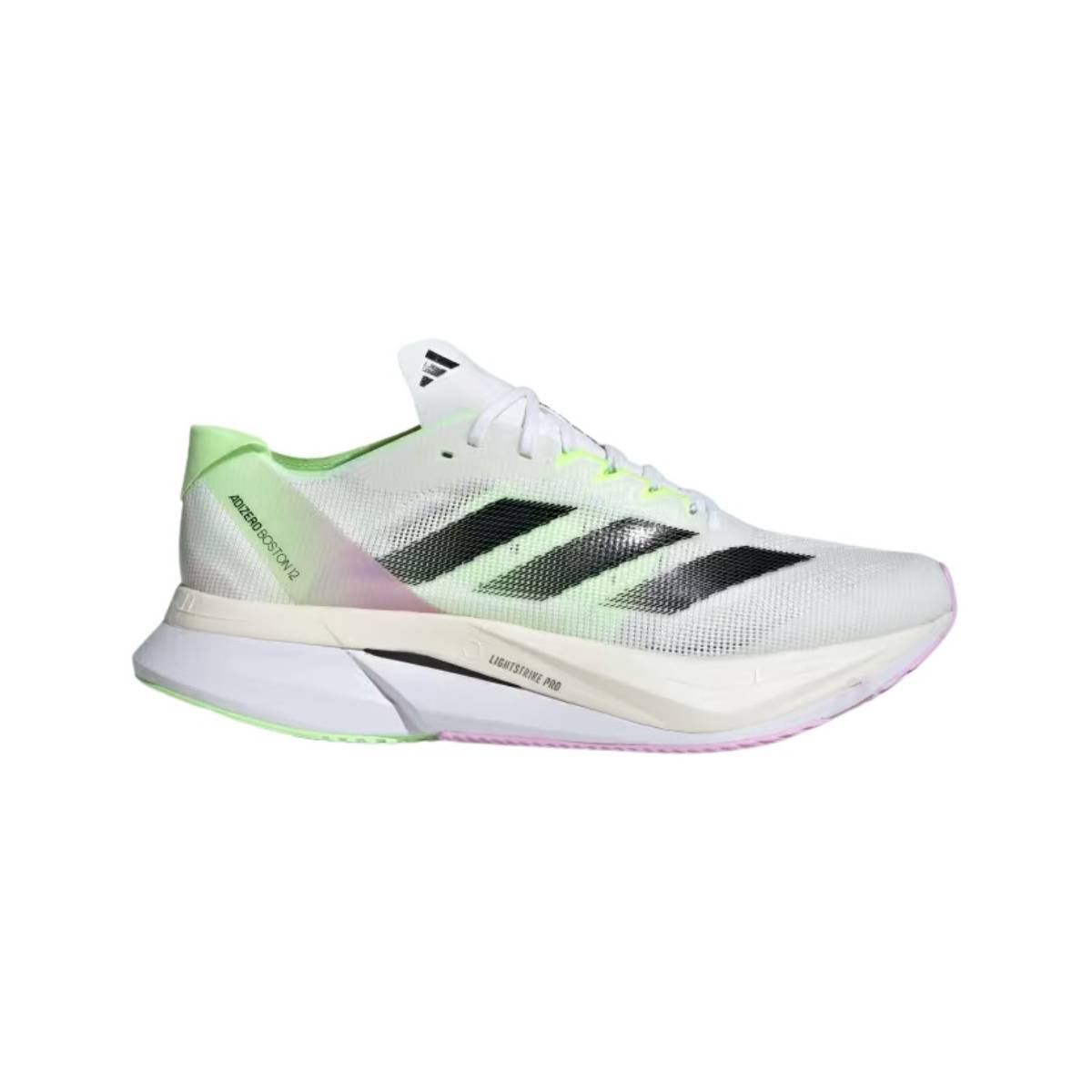 Chaussures Adidas Adizero Boston 12 Blanc Vert SS24