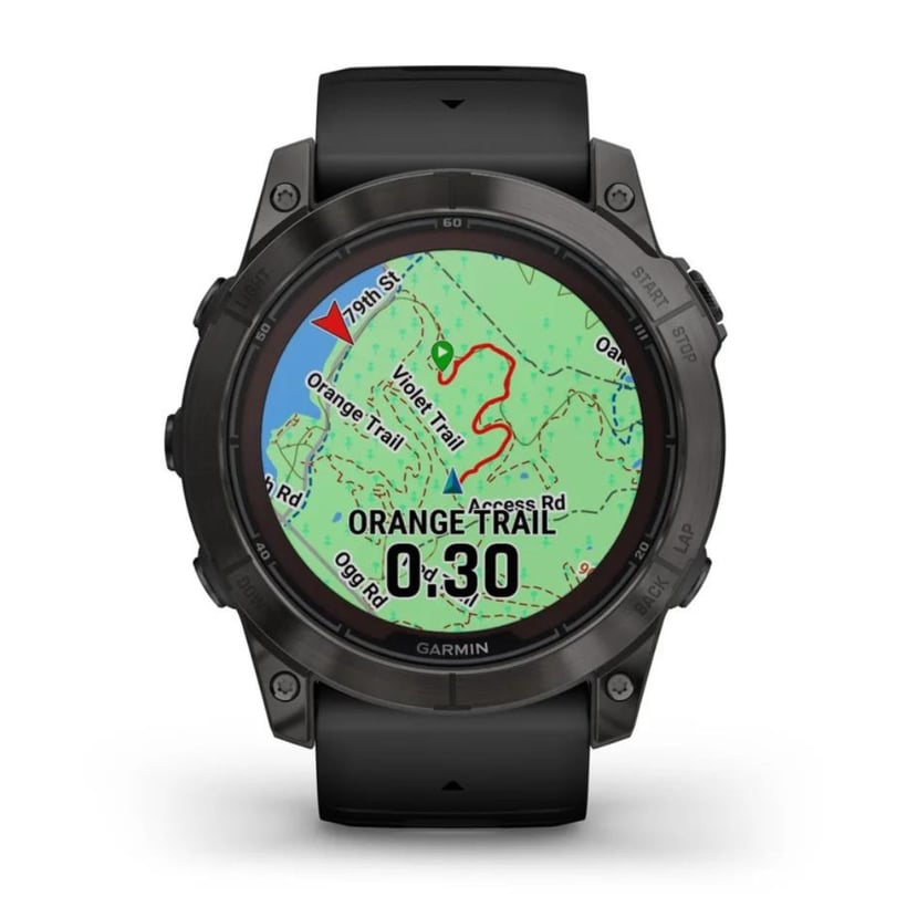Garmin Fenix 7X Pro Saffier Solar Titanium Horloge