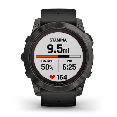 Garmin Fenix 7X Pro Saffier Solar Titanium Horloge