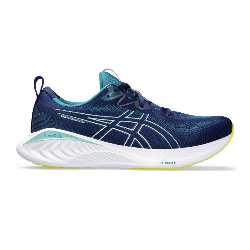 Schuhe Asics Gel Cumulus 25 Blau Grün