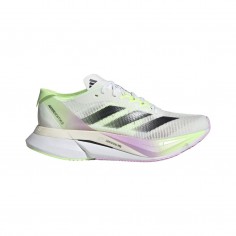 Adidas Adizero Boston 12 White Green SS24 Women's Shoes