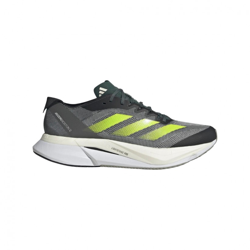 Adidas Adizero Boston 12 Black Green SS24 Shoes