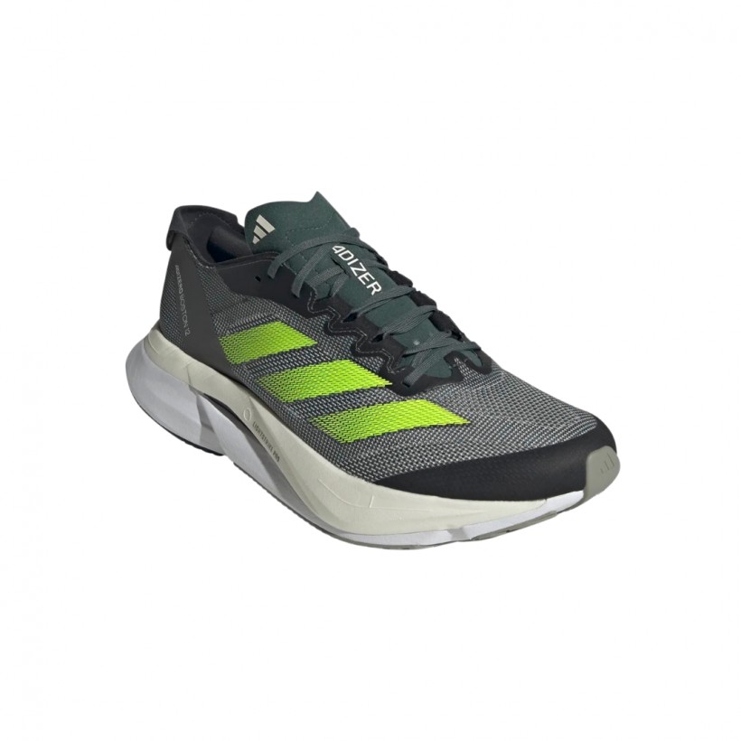 Baskets Adidas Adizero Boston 12 Noir Vert 