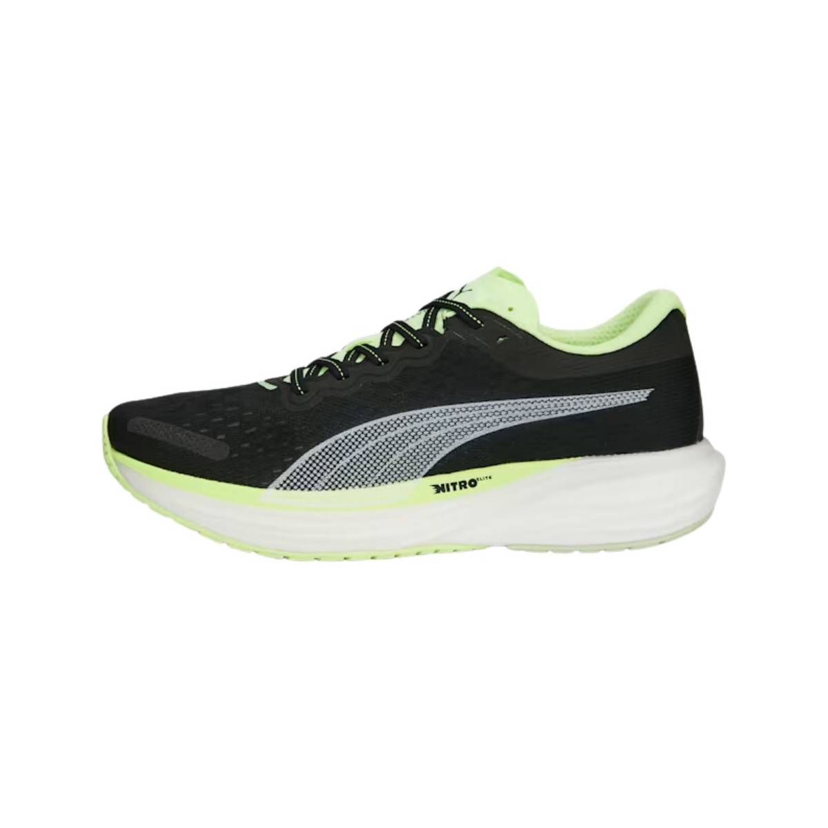 Zapatillas Puma Deviate Nitro 2 Run 75 Negro Verde