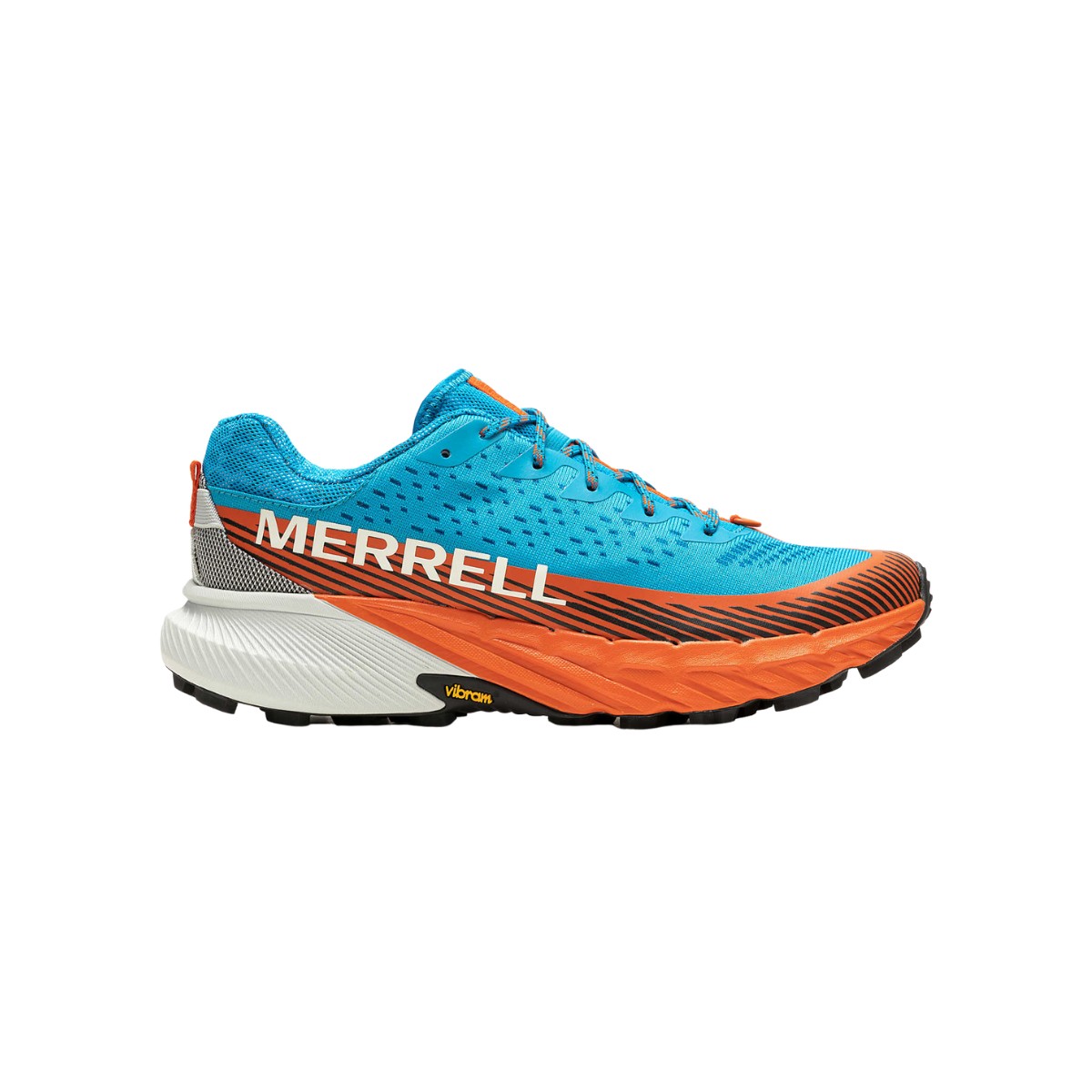 Zapatillas Merrell Agility Peak 5 Azul Naranja AW23
