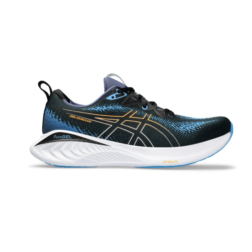 Sapatilhas Asics Gel Cumulus 25 Preto Azul SS24