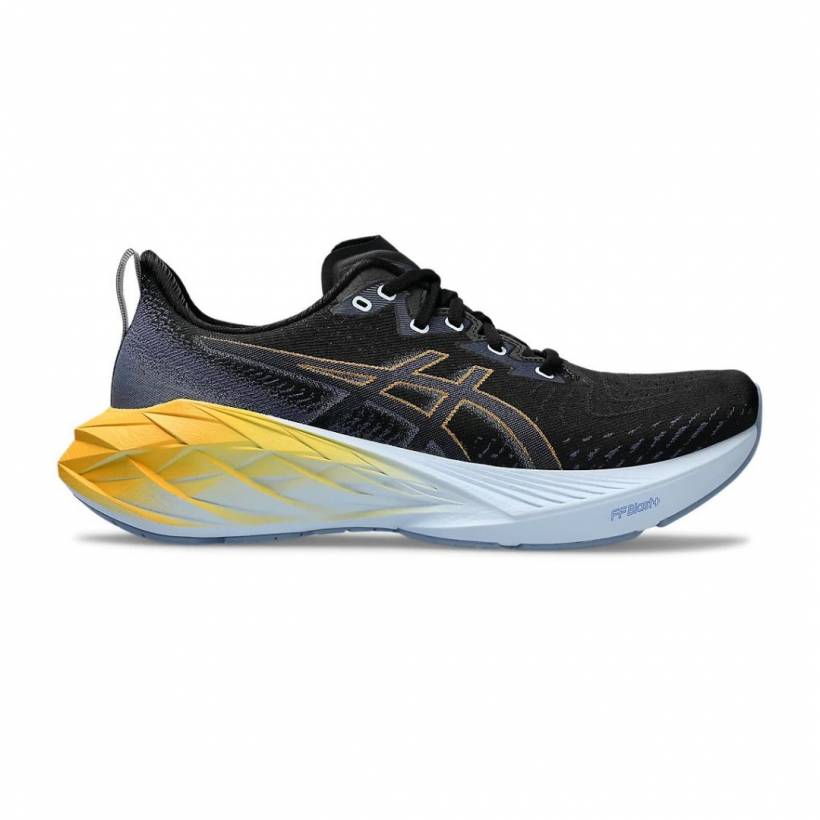 Buty Asics Novablast 4 Czarne Żółte 