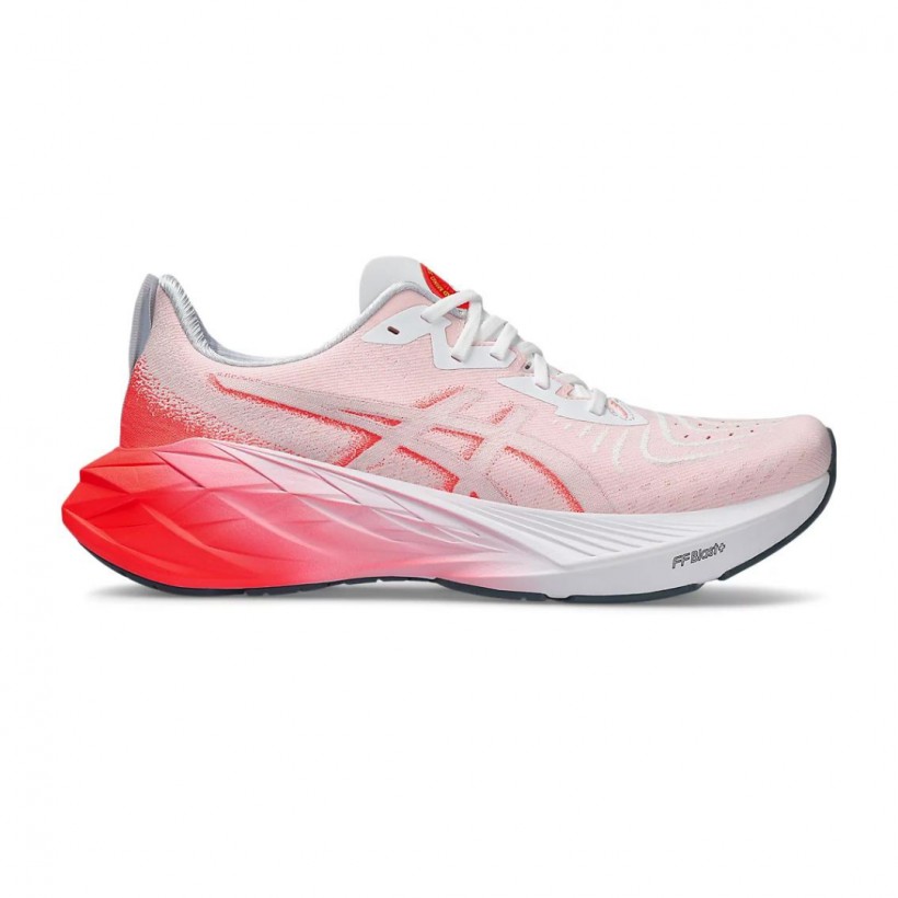 Scarpe da ginnastica Asics Novablast 4 Bianche Rosse Massimo