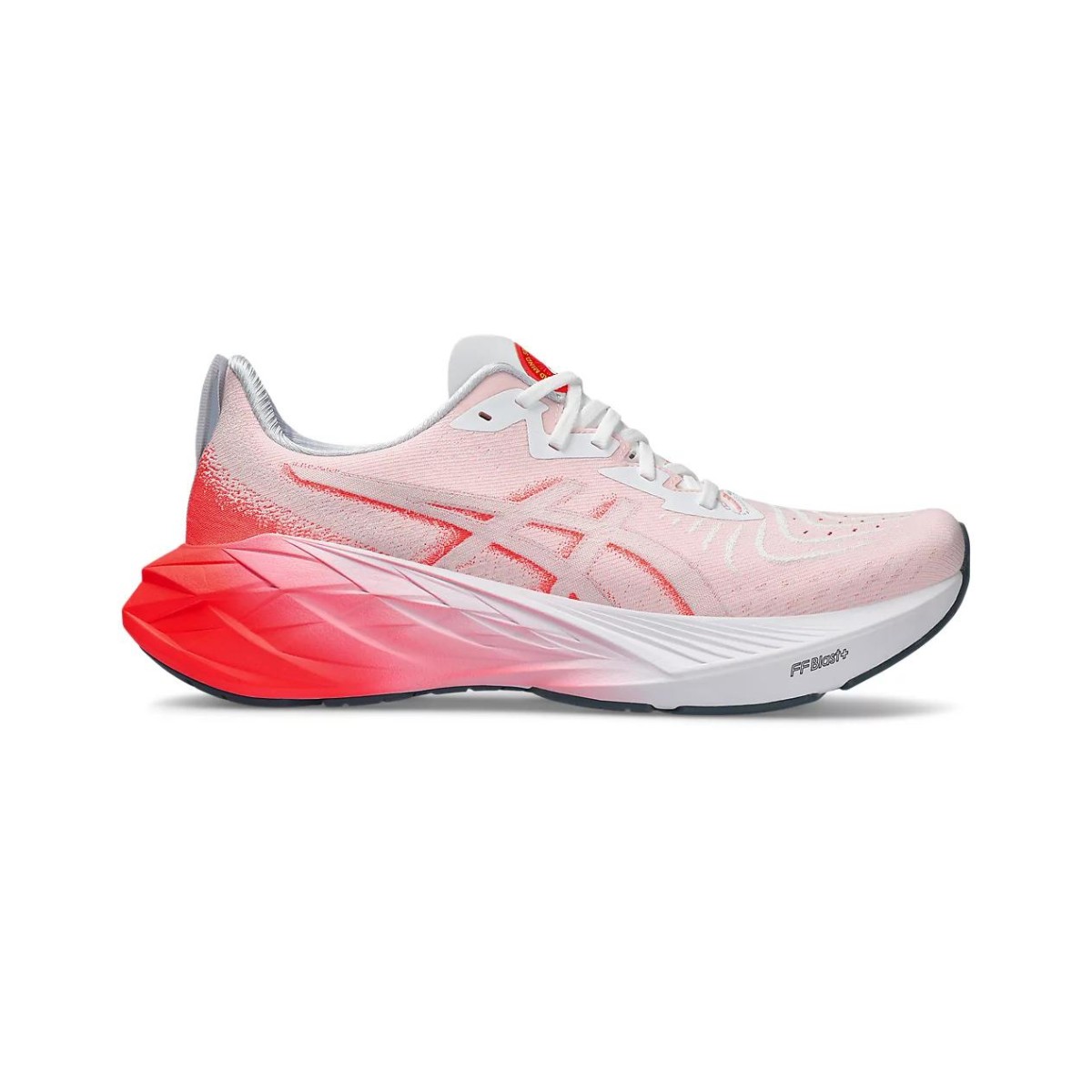 Neu Generation günstig Kaufen-Asics Novablast 4 Weiß Rote Sneaker SS24, Größe 41,5 - EUR. Asics Novablast 4 Weiß Rote Sneaker SS24, Größe 41,5 - EUR <![CDATA[Asics Novablast 4: Leistung und Nachhaltigkeit
 Entdecken Sie die neue Generation von Laufschuhen