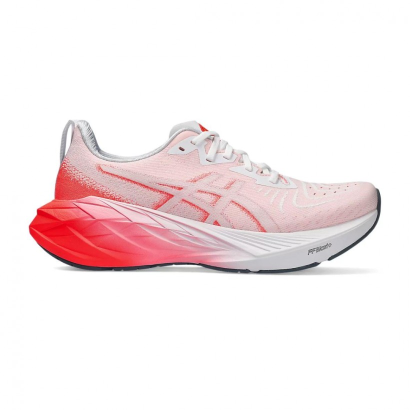 Shoes Asics Novablast 4 White Red SS24 Women