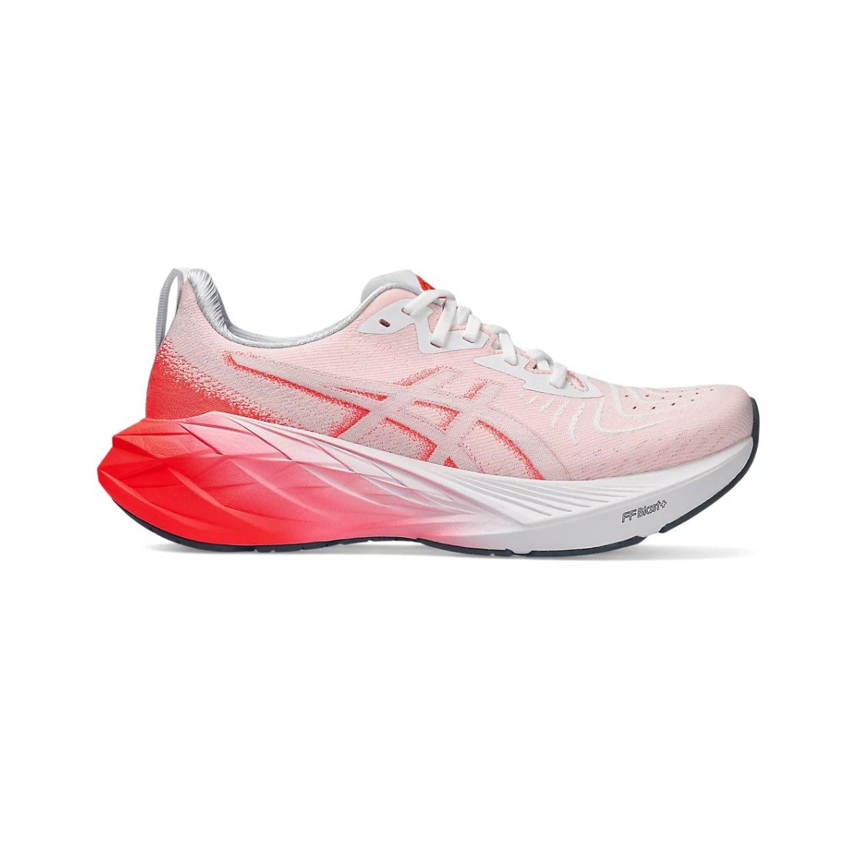 Scarpe Asics Novablast 4 Bianche Rosse Donna SS24, Taglia 40,5 - EUR