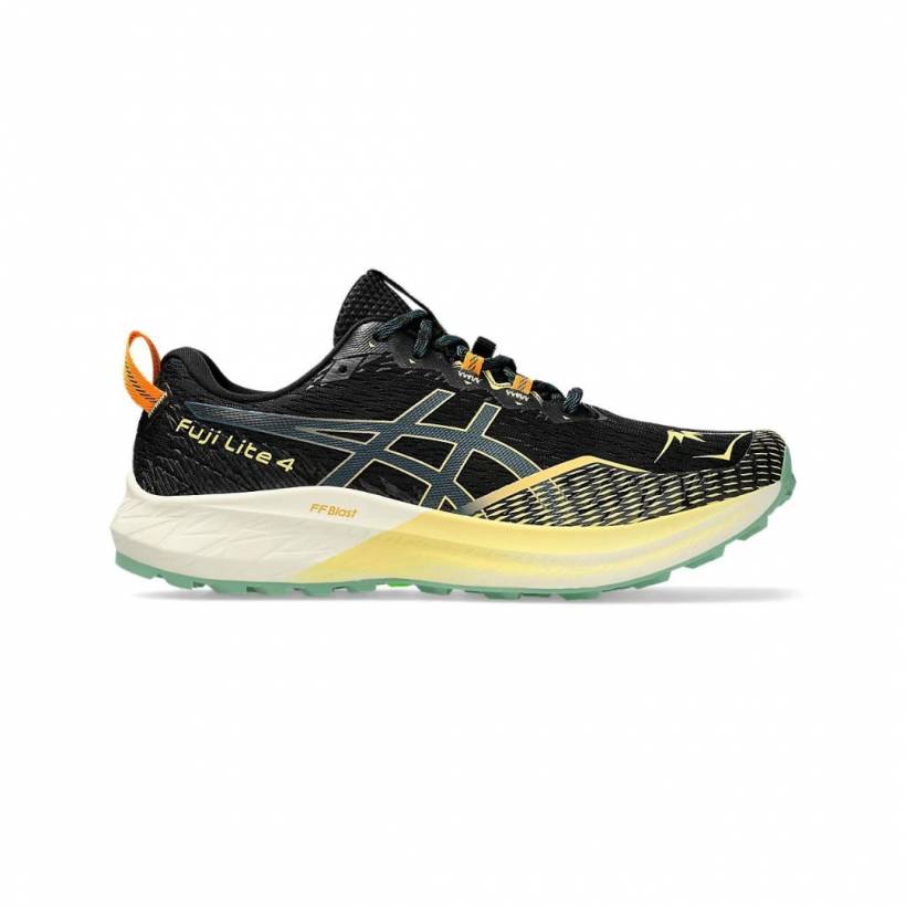 Baskets Asics Fuji Lite 4 Noir Vert SS24