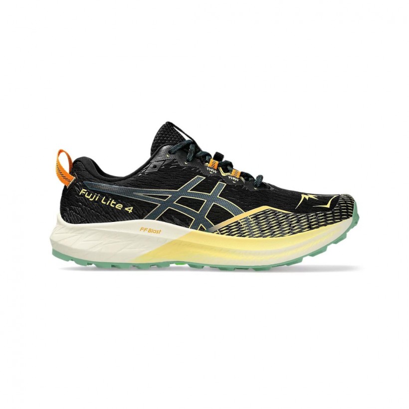 Buty Asics Fuji Lite 4 Czarne Zielone SS24