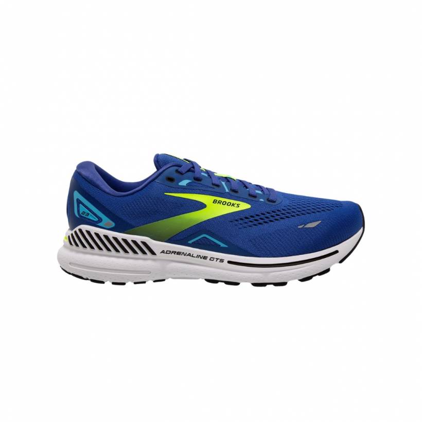 Chaussures Brooks Adrenaline GTS 23 Bleu Jaune SS24