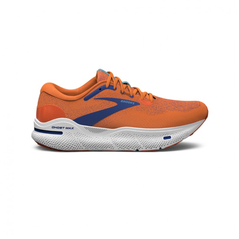 Brooks Ghost Max Orange Blau SS24 Laufschuhe