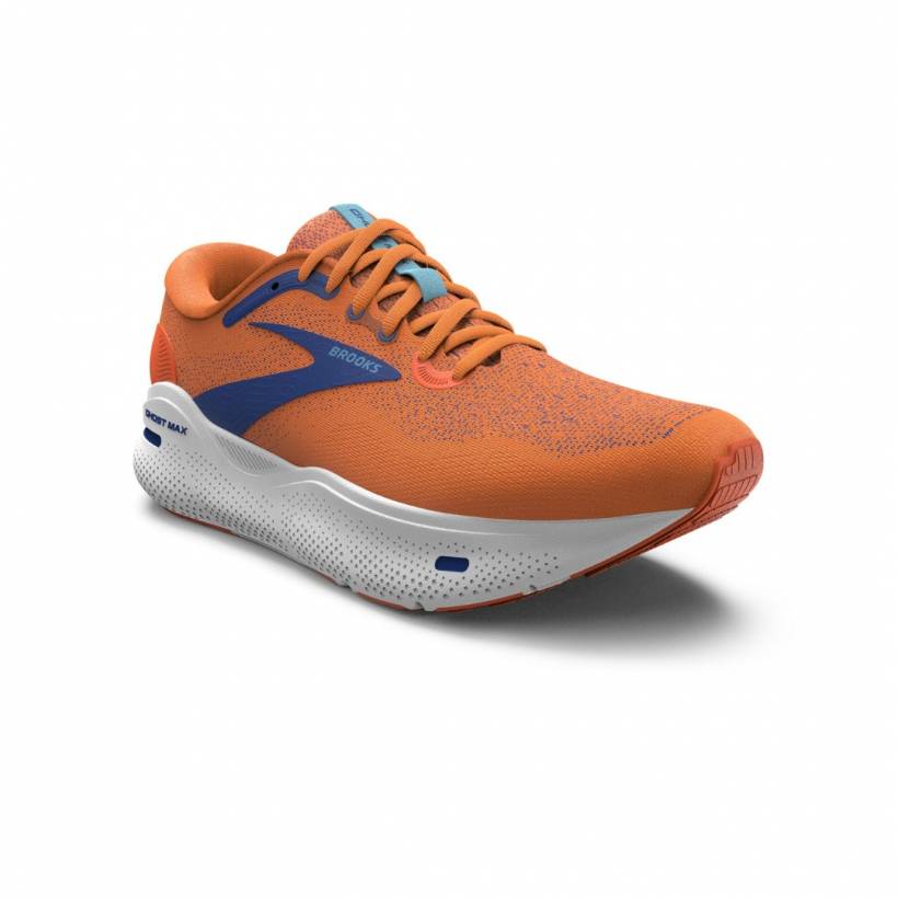 Brooks Ghost Max Orange Blue  Shoes