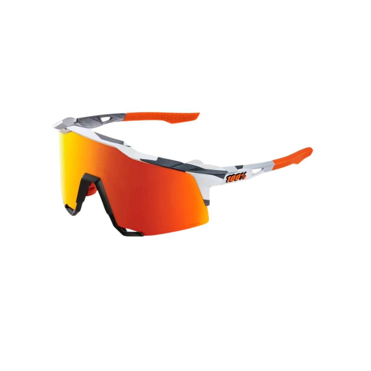 Image of Brille 100% SPEEDCRAFT Soft Tact Grau Weiß