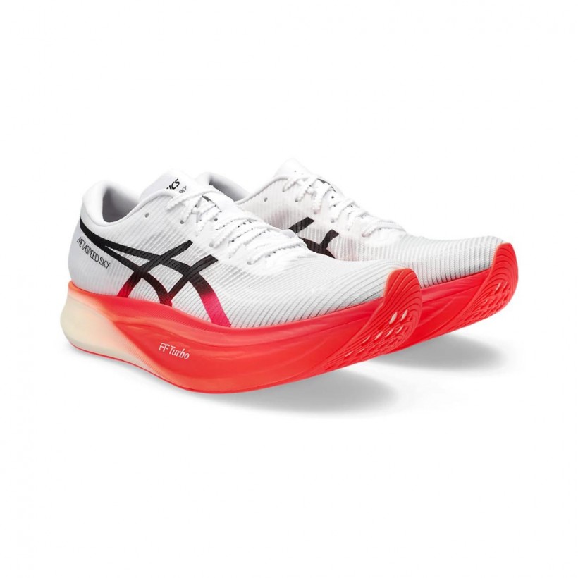 Shoes Asics Metaspeed Sky+ White Red  Unisex