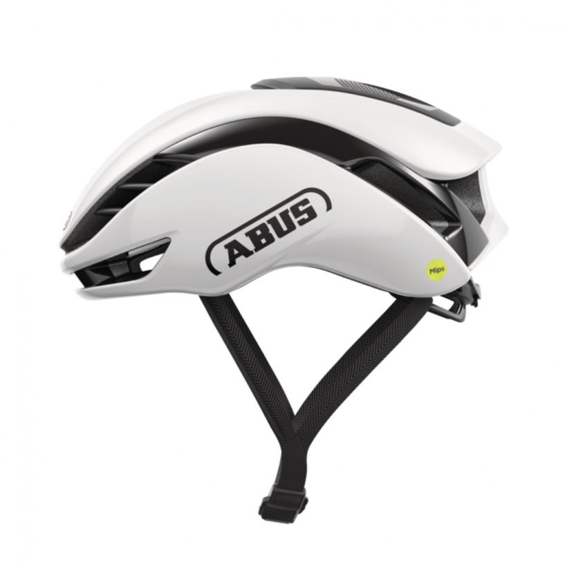 Abus Gamechanger 2.0 MIPS Helm in Weiß und Schwarz