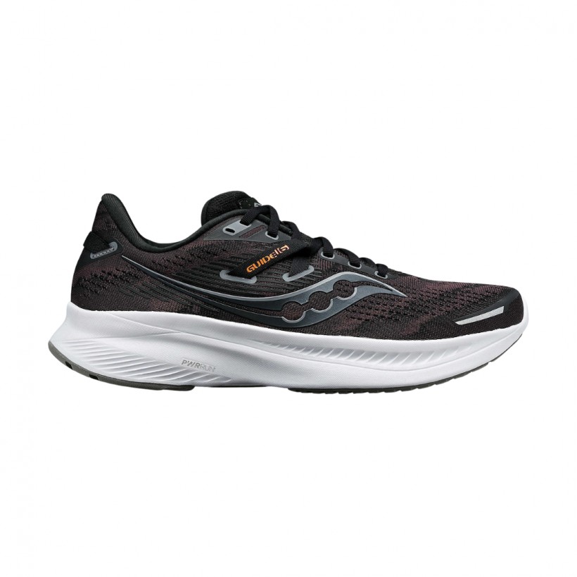 Schuhe Saucony Guide 16 Schwarz Weiß