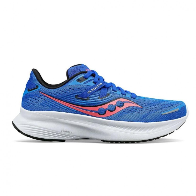 Tênis Saucony Guide 16 Azul Laranja para Mulher