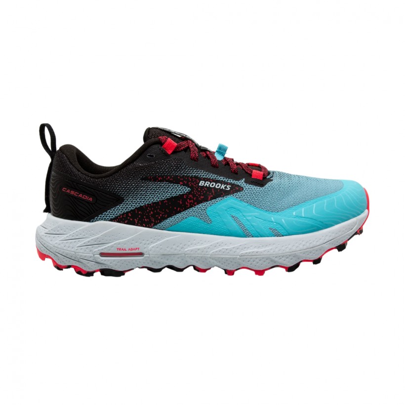 Zapatillas Brooks Cascadia 17 Azul Negro SS24 Mujer