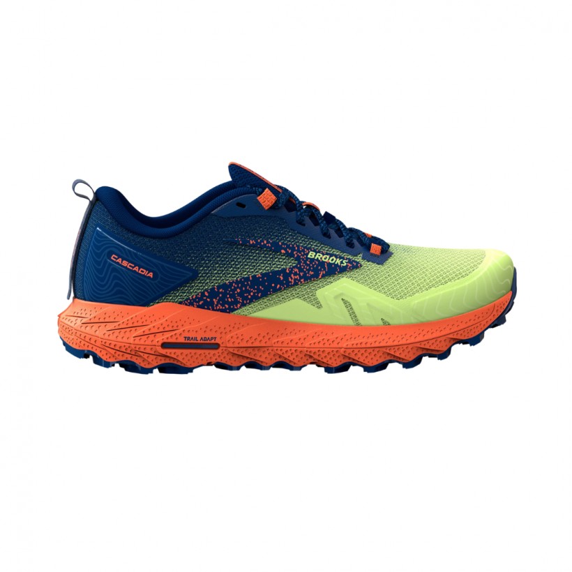 Acheter Chaussures Brooks Cascadia 17 Bleu Vert AW23 Envoi gratuit
