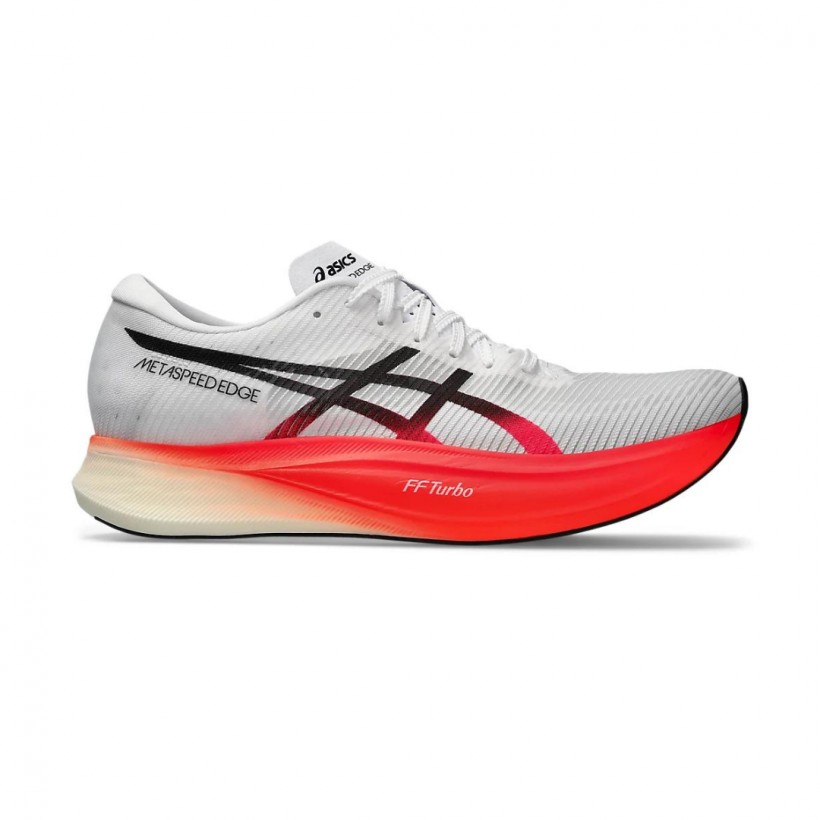 Tênis Asics Metaspeed Edge+ Branco Vermelho SS24 Unisex