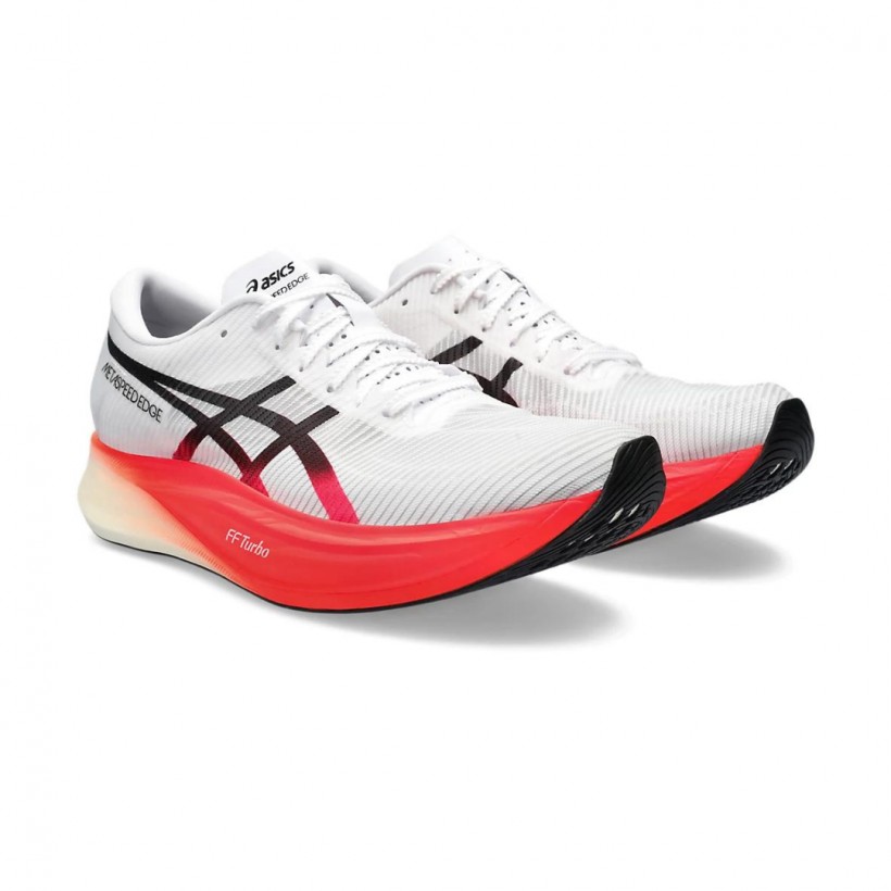 Asics Metaspeed Edge+ White Red Shoes  Unisex