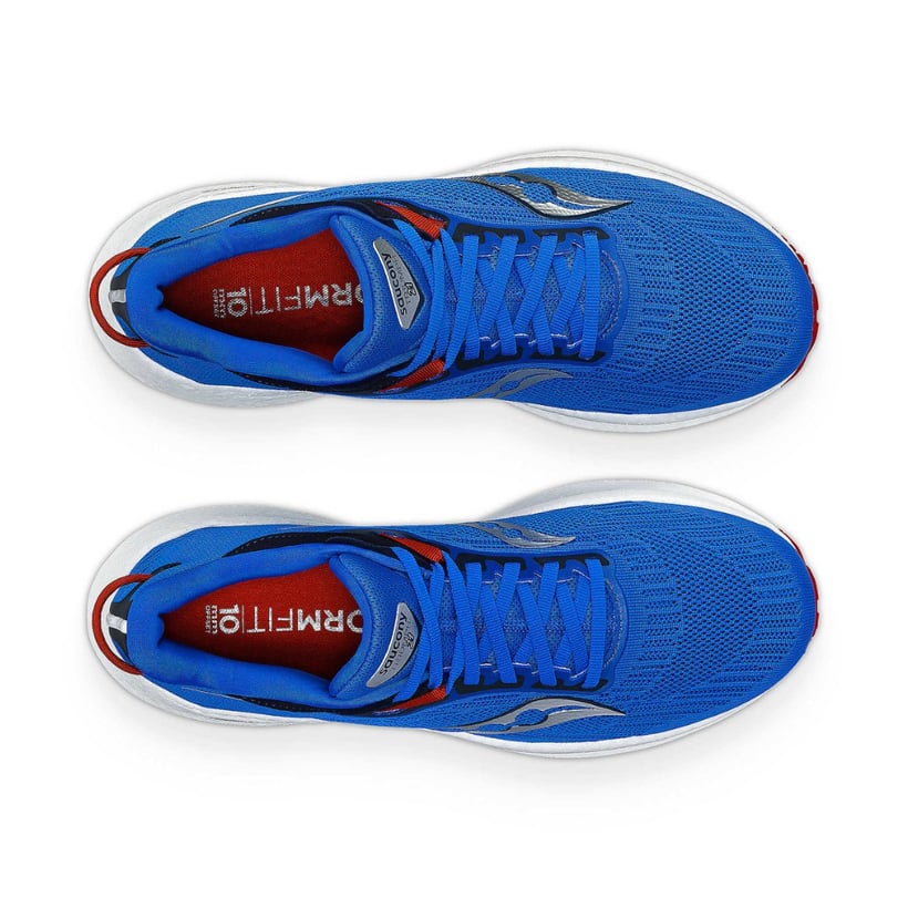 Scarpe Saucony Triumph 21 Blu Rosso 