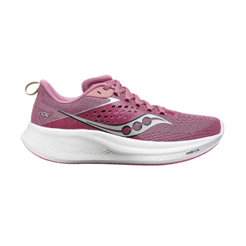 Sneakers Saucony Ride 17 Pink White SS24 Women