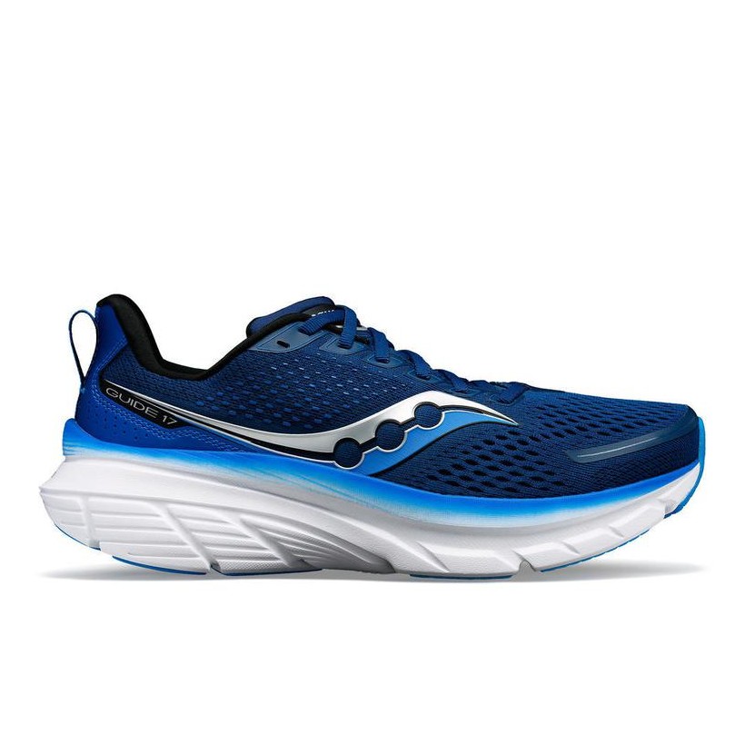 Scarpe  Saucony Guide 17 Wide Blu Bianco