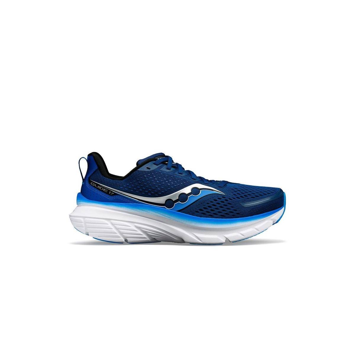 blau/rot günstig Kaufen-Saucony Guide 17 Wide Blau Weiß SS24 Sneakers, Größe 43 - EUR. Saucony Guide 17 Wide Blau Weiß SS24 Sneakers, Größe 43 - EUR <![CDATA[Saucony Guide 17 Wide Schuhe
 Entdecken Sie den Saucony Guide 17 Wide: überragende Sta