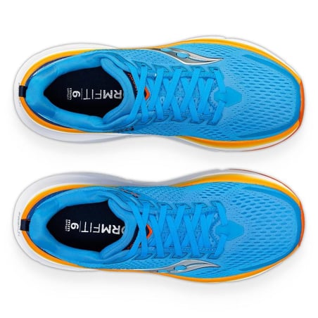 Chaussures Saucony Guide 17 Bleu Orange 