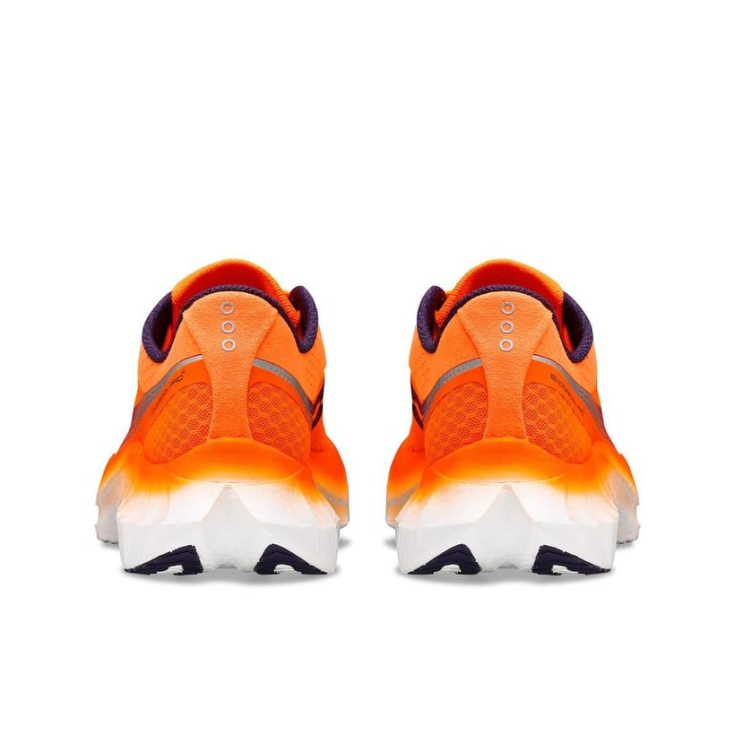 Ténis Saucony Endorphin Pro 4 Laranja Branco