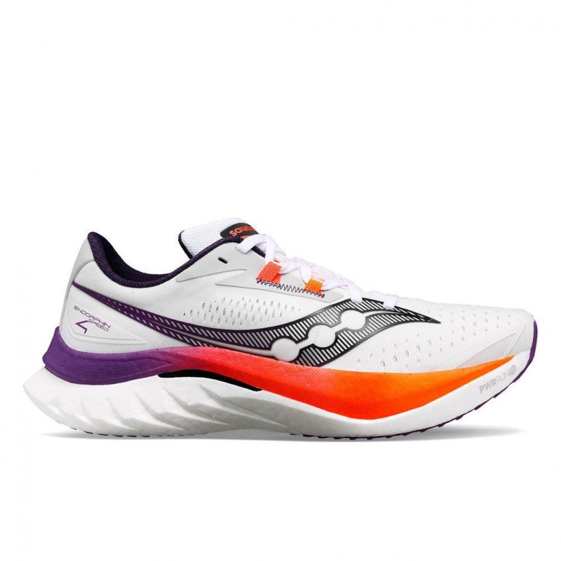 Chaussures Saucony Endorphin Speed 4 Blanc Violet SS24