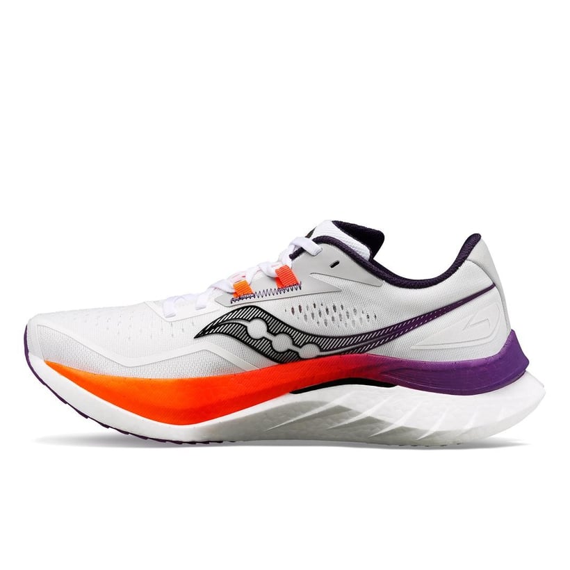Saucony Endorphin Speed 4 Wit Paarse Sneakers