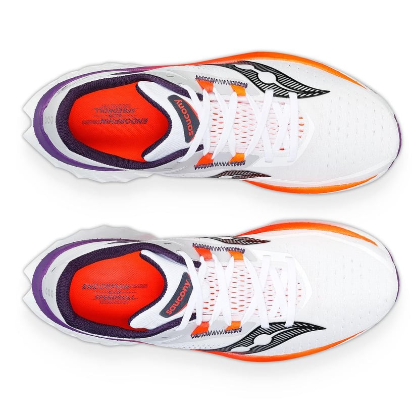 Saucony Endorphin Speed 4 White Purple  Shoes