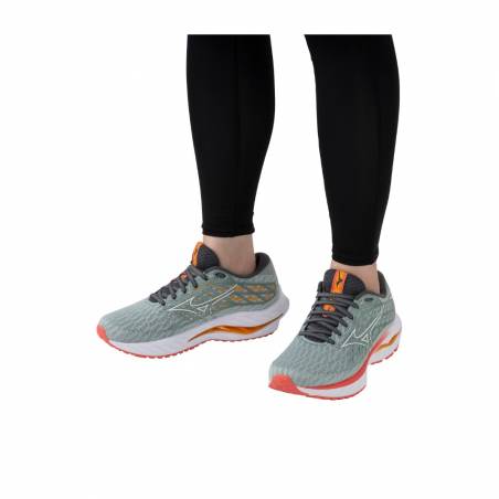 Zapatillas Mizuno Wave Inspire 20 Gris  Mujer