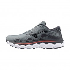 Tênis Mizuno Wave Horizon 7 Preto Vermelho SS24