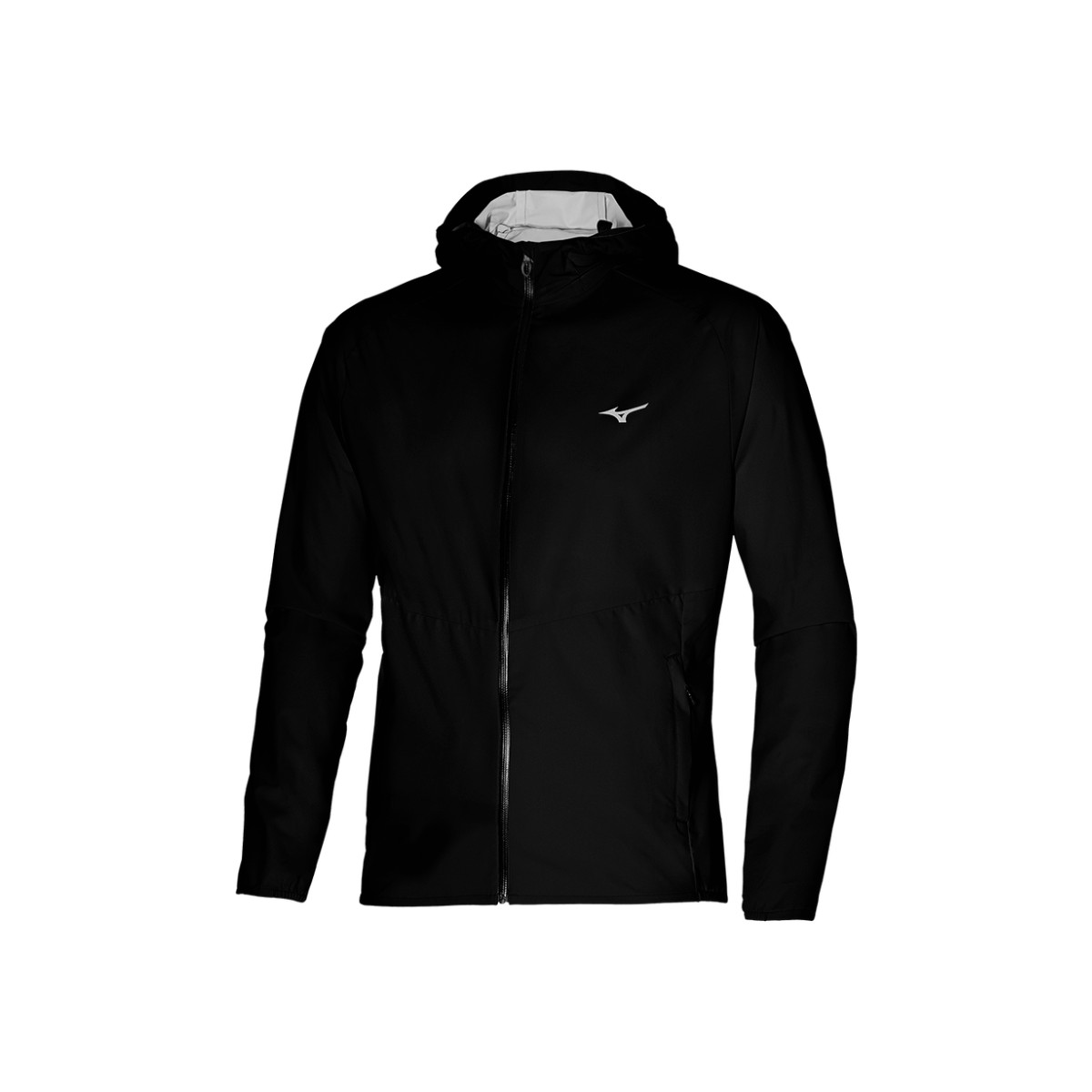 veste imperméable mizuno 20k er noire, taille l