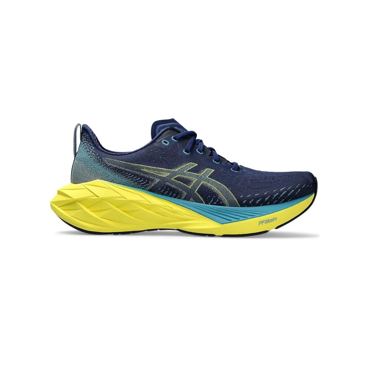 HU 5 günstig Kaufen-Asics Novablast 4 Blau Gelb SS24 Schuhe, Größe 44,5 - EUR. Asics Novablast 4 Blau Gelb SS24 Schuhe, Größe 44,5 - EUR <![CDATA[Asics Novablast 4: Leistung und Nachhaltigkeit
 Entdecken Sie die neue Generation von Laufschuhen mit dem Asi