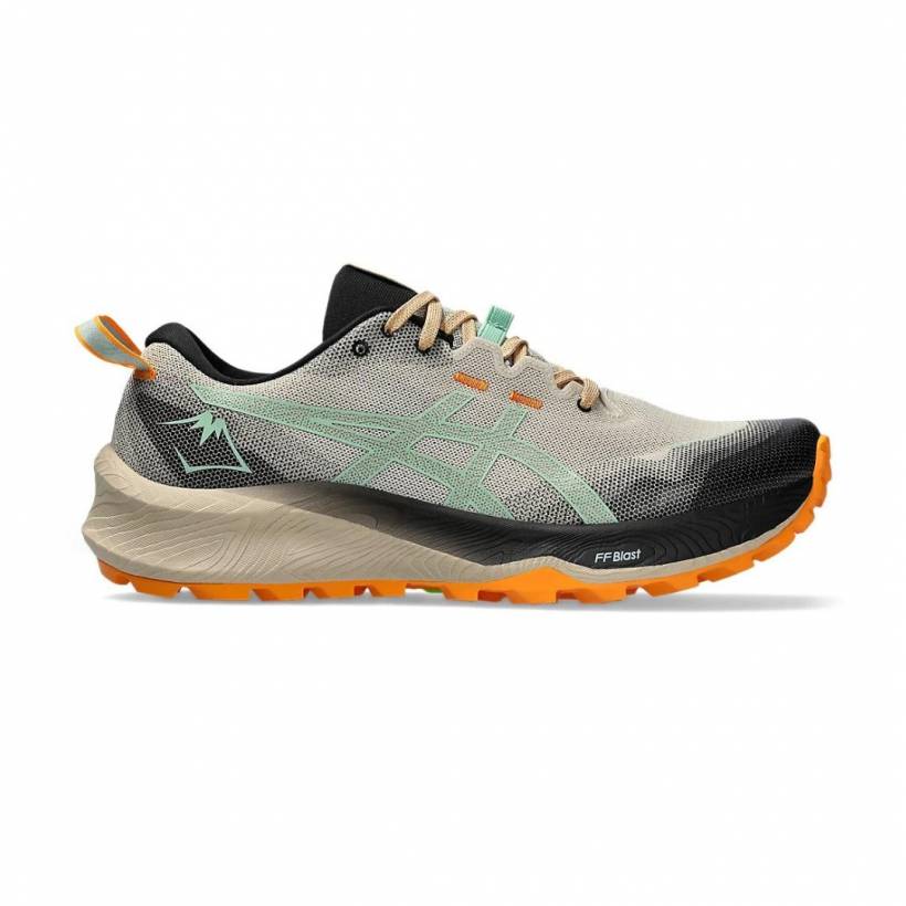 Buty Asics Gel Trabuco 12 Beżowe Zielone 
