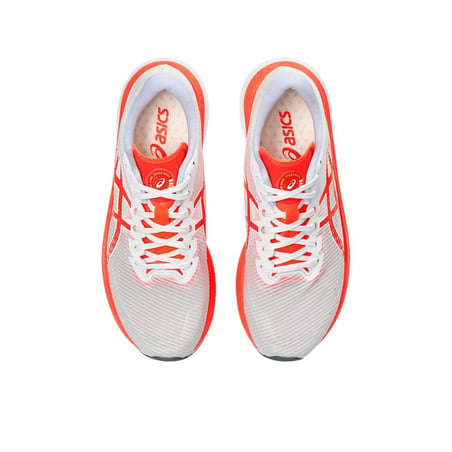 Asics Magic Speed 3 Wit Rode Sneakers