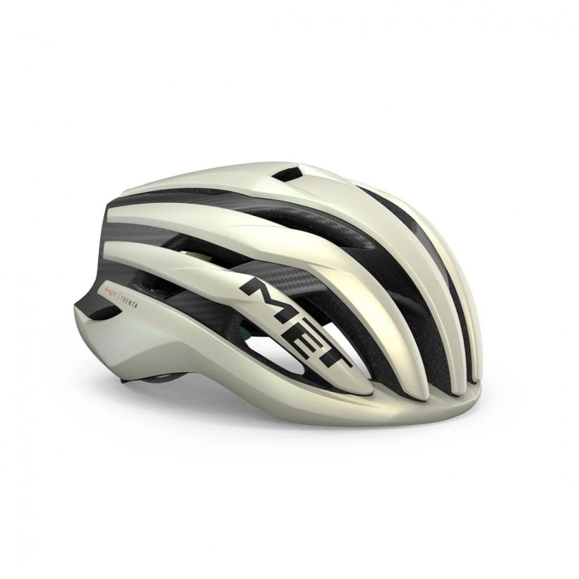 Casque MET Trenta 3K Carbone MIPS Or Noir