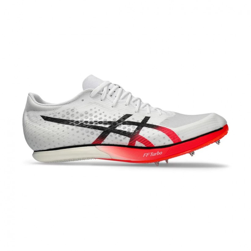 Asics Metaspeed MD White Red SS24 Shoes