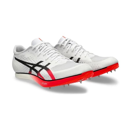 Ténis Asics Metaspeed MD Branco Vermelho