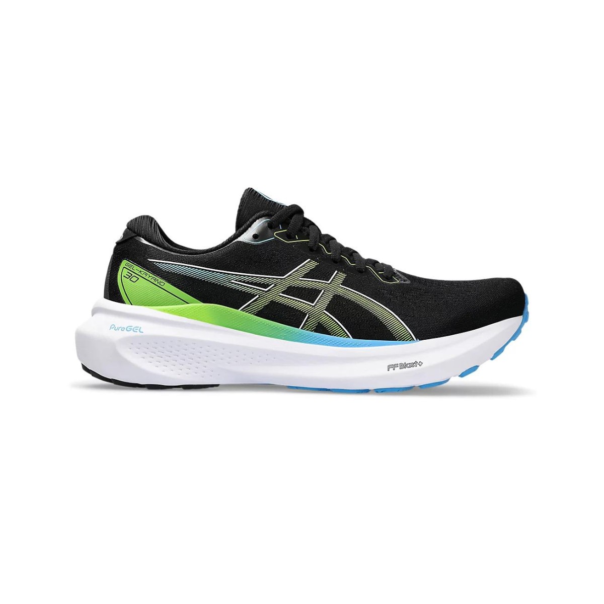 Chaussures Asics Gel-Kayano 30 Noir Vert SS24